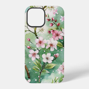 Watercolor Cherry Blossoms iPhone 12 Pro Case