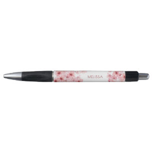 Watercolor Cherry Blossoms Pink Floral