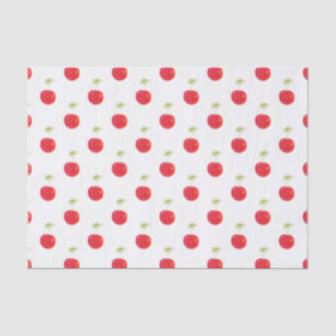 Watercolor Cherry Pattern Tissue Paper
