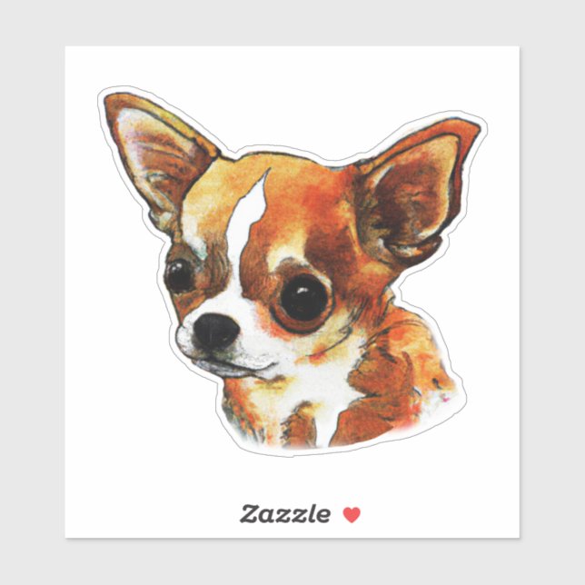 Watercolor Chihuahua (Sheet)