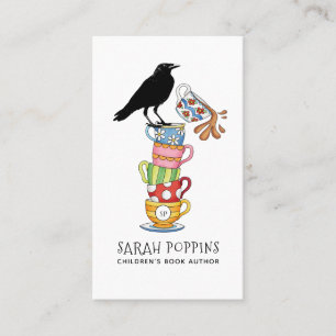 Watercolor Children's Book Author Business Card