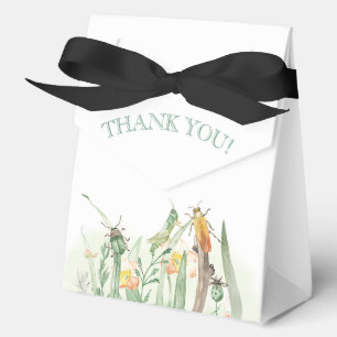 Watercolor Child's Bug Insect Birthday Favour Box