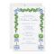 Watercolor Chinoiserie Blue Bow Topiary