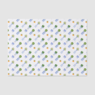 Watercolor Chinoiserie Orange Tree Topiary Tissue Paper