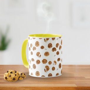Watercolor Chocolate Chip Cookies Coffee Mug