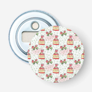 Watercolor christmas bag of sweets bottle opener