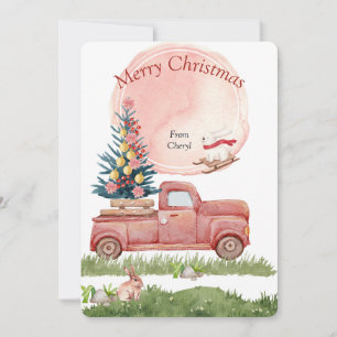 Watercolor Christmas Card