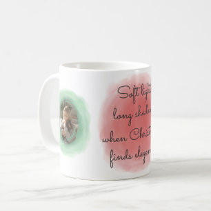Watercolor Christmas Dachshund – Custom Photo Coffee Mug