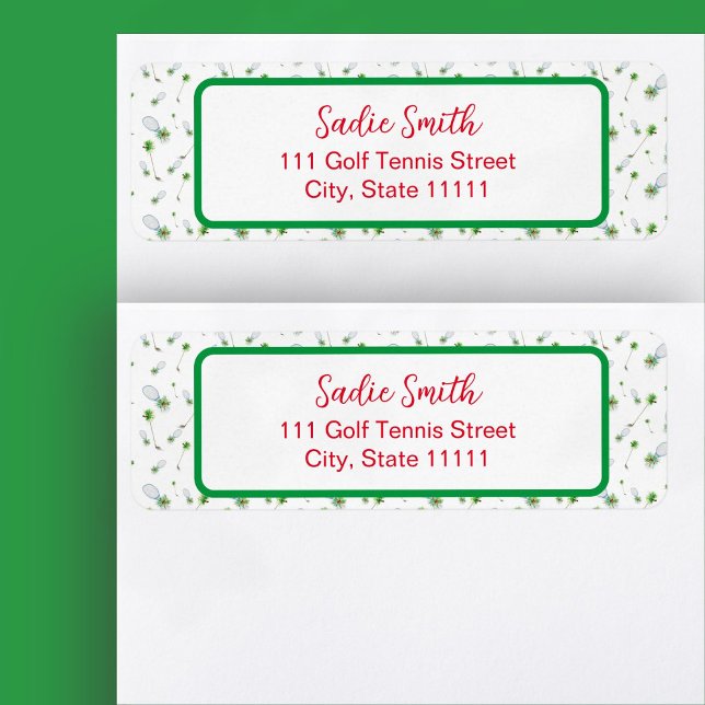 Watercolor Christmas Golf Clubs And Tennis Rackets (Creator Uploaded)