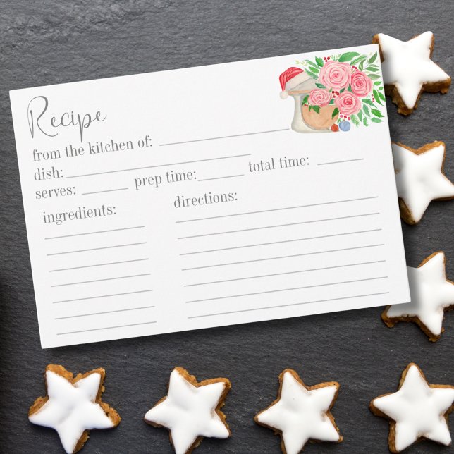 Watercolor Christmas Mixer With Roses Recipe (Creator Uploaded)