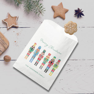 WATERCOLOR CHRISTMAS NUTCRACKER FAVOUR BAGS