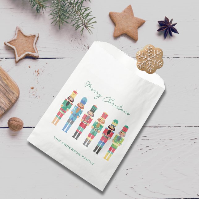 WATERCOLOR CHRISTMAS NUTCRACKER FAVOUR BAGS (Creator Uploaded)