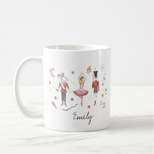 Watercolor Christmas Nutcracker Name personalized  Coffee Mug