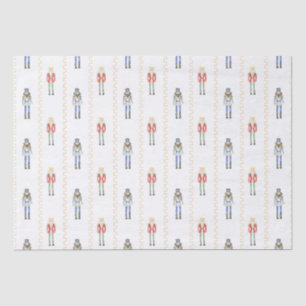 Watercolor Christmas Nutcrackers Tissue Paper