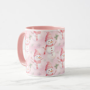 Watercolor Christmas Pattern Mug