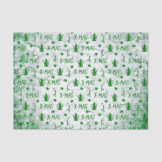 Watercolor Christmas Pattern Tissue Paper