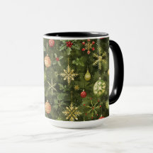  Watercolor  Christmas tree ornament