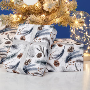 Watercolor Christmas Wrapping Paper