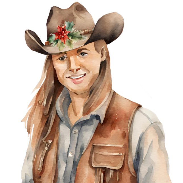 Watercolor Christmas Wreath  Holiday Card (Creator Uploaded)