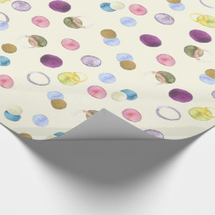 Watercolor Circles Wrapping Paper