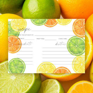 Watercolor citrus Bridal shower