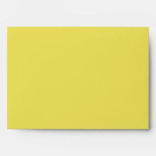 Watercolor Citrus Green Lemon Botanical Wedding Envelope