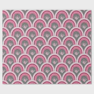 Watercolor Classic Pink Hand-drawn Wrapping Paper
