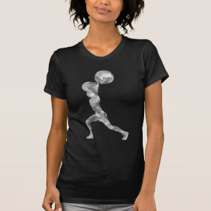 Watercolor Clean & Jerk in Grey T-Shirt