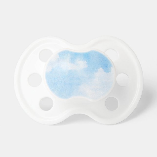Watercolor clouds and sky background dummy (Front)