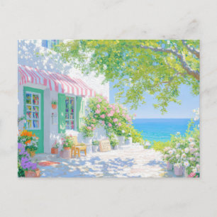 Watercolor Coastal Art Postcard
