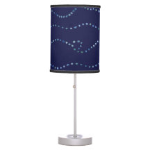 Watercolor Coastal Dots Lamp
