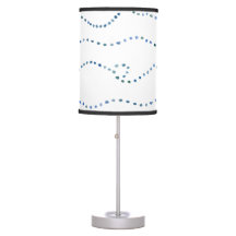 Watercolor Coastal Dots Lamp