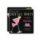 Watercolor Cocktail birthday party black