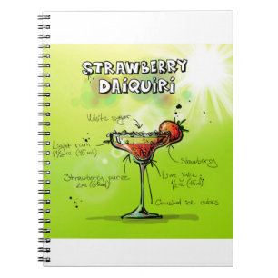 Watercolor Cocktail Recipe Notebook