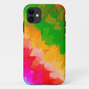 Watercolor Coloured Abstract Background #7 iPhone 11 Case