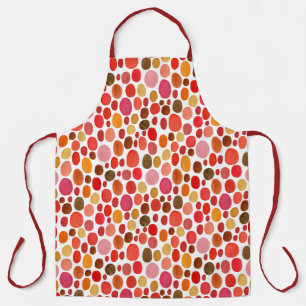 Watercolor Colourful Confetti Dots Pattern Apron