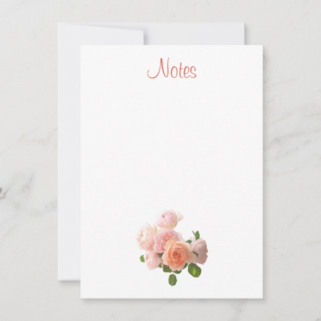 Watercolor Colourful Floral Calligraphy Script Card (Front)
