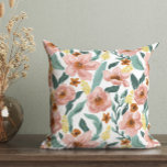 Watercolor Colourful Floral Cushion<br><div class="desc">Add a pop of colour to your space with this Watercolor Colourful Floral Pillow Cover! The vibrant and playful design features a mix of colourful wildflowers, perfect for bringing a touch of spring into your home. Made with high-quality materials, this pillow cover is not only beautiful but also durable and...</div>
