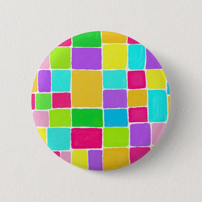 Watercolor Composition 6 Cm Round Badge (Front)