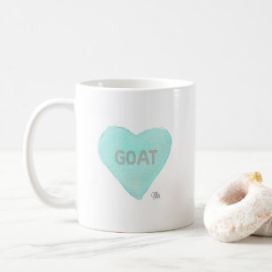 Watercolor Convo Heartz GOAT Mug