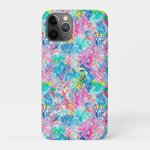 Watercolor Coral Reef Tropical Chic iPhone Case