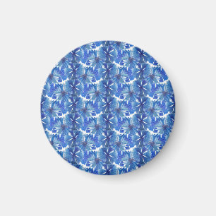 watercolor cornflowers glade magnet