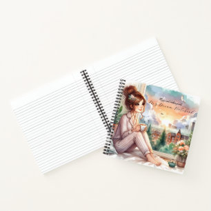Watercolor "Cozy soul, urban goals" My Dream Notebook