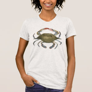 Watercolor Crab - Grey T-Shirt