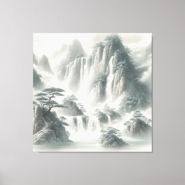 Watercolor Create Your Own Custom Design  Canvas Print (Front)