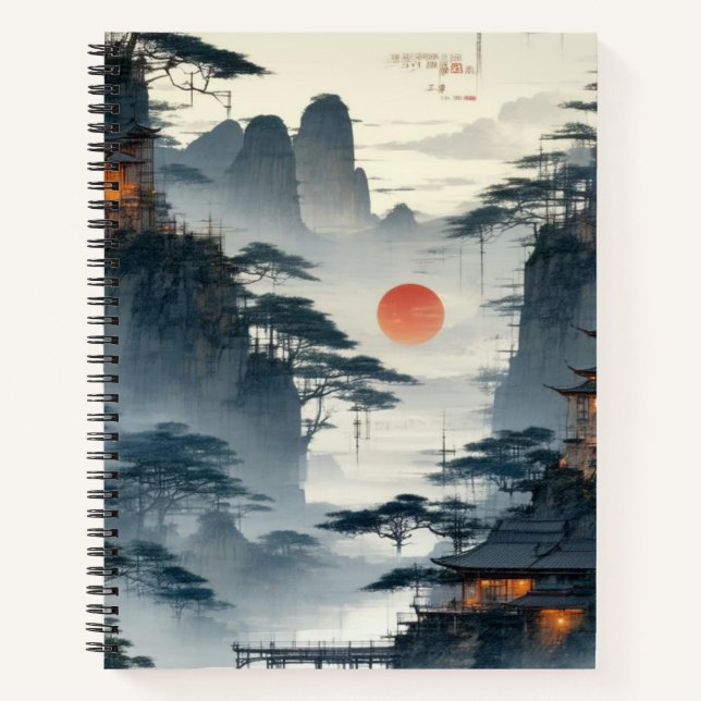 Watercolor Create Your Own Custom Design Notebook (Front)