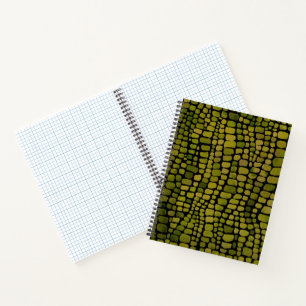Watercolor Crocodile Print Notebook