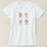 Watercolor Cupcakes Clipart Set