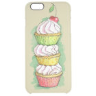 Watercolor cupcakes. Kitchen illustration.