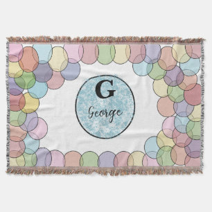 Watercolor Custom Baby Throw Blanket